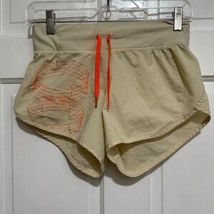 Under Armour Tan Athletic Shorts Women Size Small